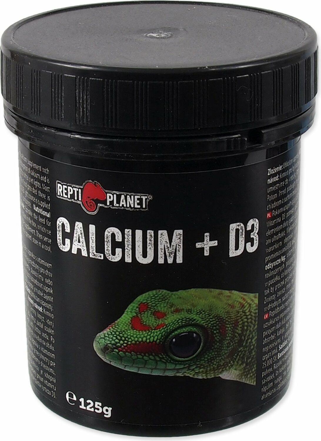 Krmivo Repti Planet doplňkové Calcium+D3 125g