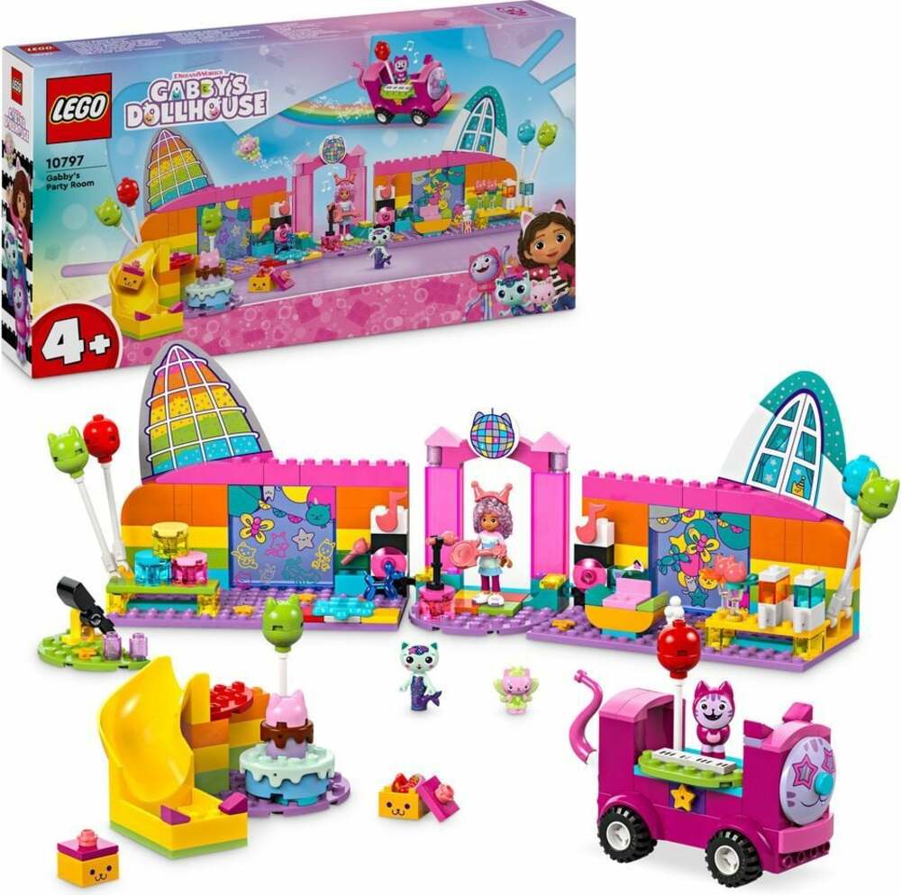 LEGO® Gabinin kouzelný domeček 10797 Gabby a její párty místnost