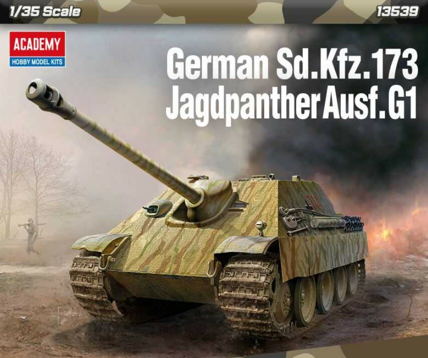 Model Kit tank 13539 - German Sd.kfz.173 Jagdpanther Ausf.G1 (1:35)