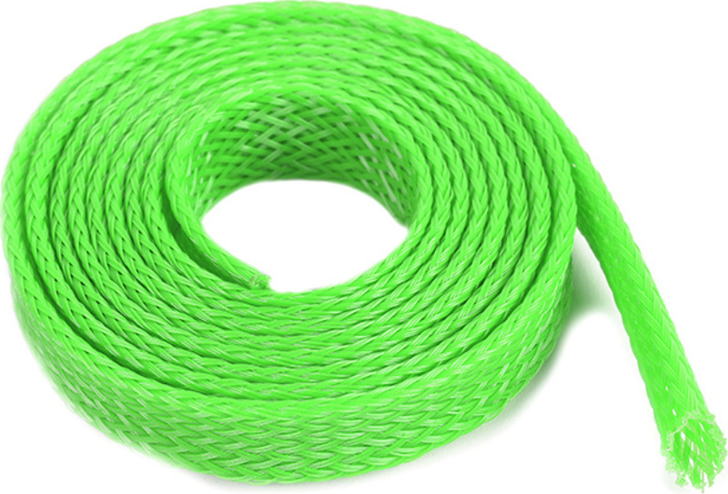 Ochranný kabelový oplet 8mm zelený (1m)