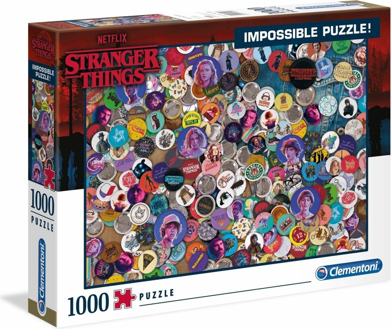 Clementoni Puzzle 1000 dílků Impossible - Stranger Things