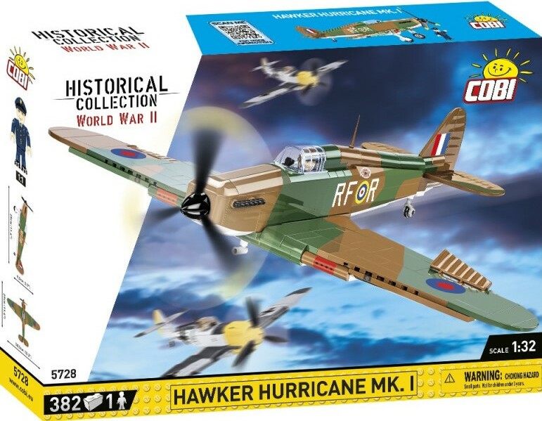 Cobi II WW Hawker Hurrican Mk. I, 1:32, 377k, 1f