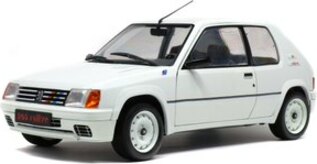 1:18 Peugeot 205 Mk.1 1.9L Rallye White 1988 - SOLIDO - S1801701