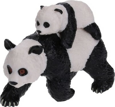 Figurka Panda s mládětem 8 cm
