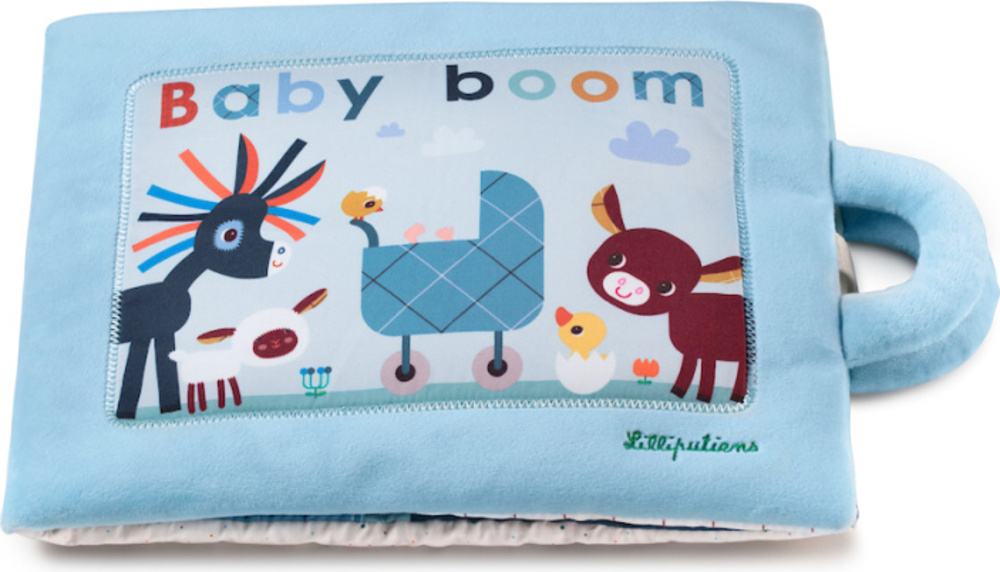 Lilliputiens - textilní didaktická kniha - Baby Boom