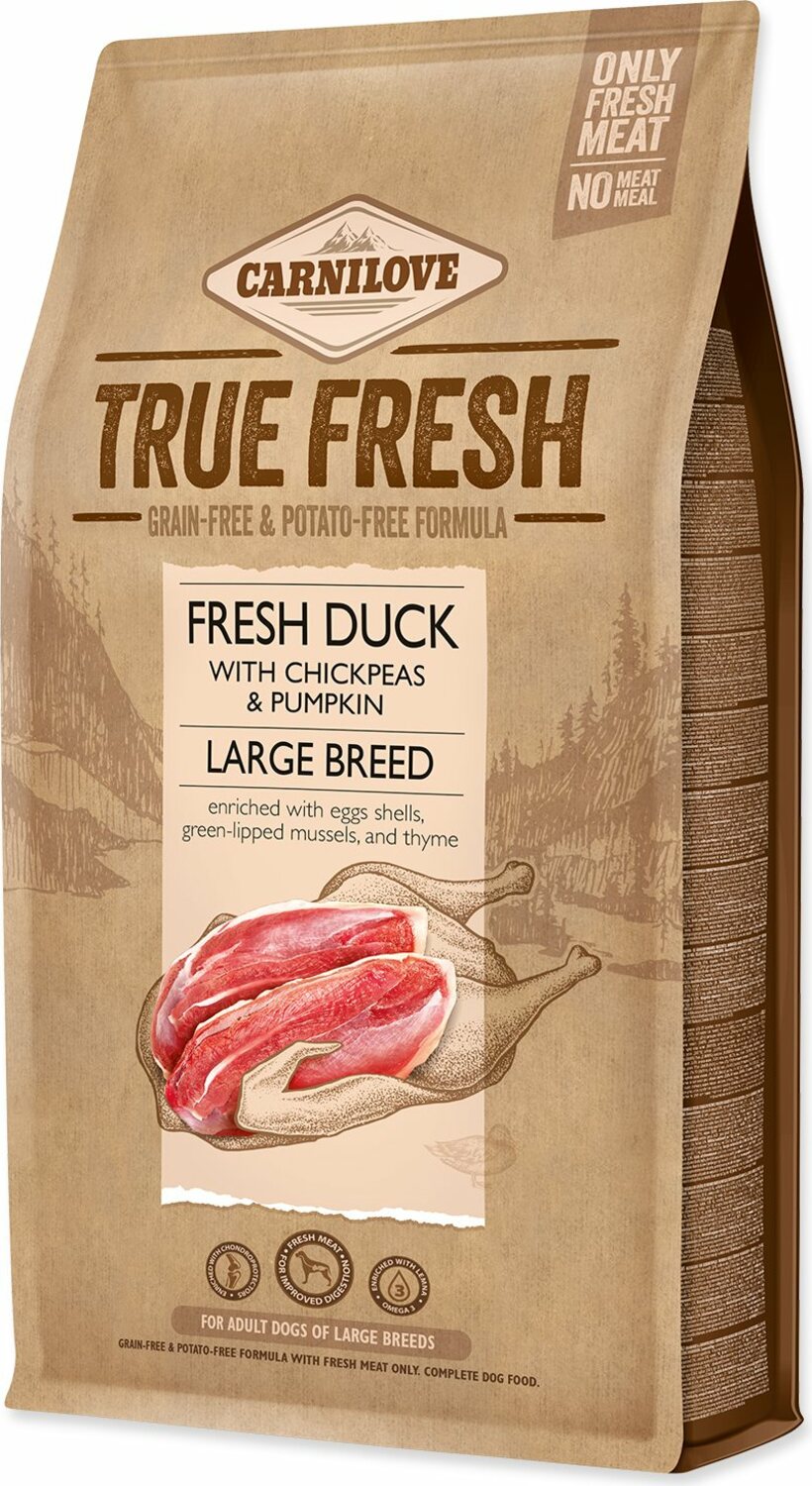Krmivo Carnilove True Fresh Large Breed Duck 4kg
