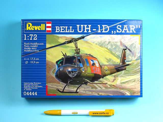 Plastic modelky vrtulník 04444 - Bell UH-1D "SAR" (1:72)