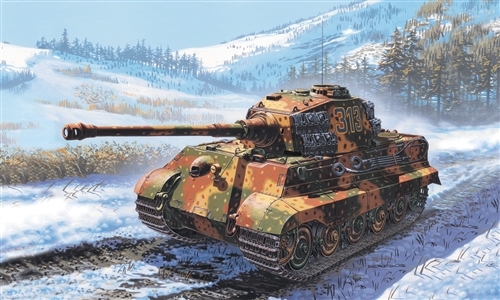 Model Kit tank 7004 - Sd. Kfz. 182 KING TIGER (1:72)