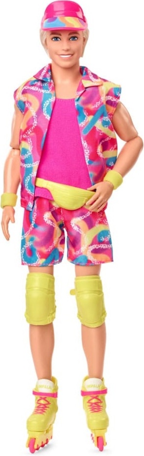 Mattel Barbie Ken ve filmovém oblečení na kolečkových bruslích