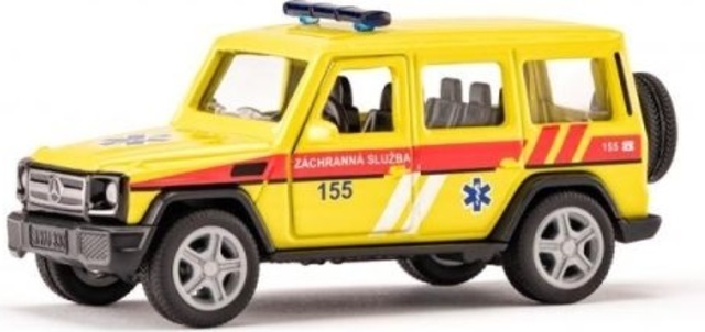 SIKU Super česká verze - ambulance Mercedes AMG G65