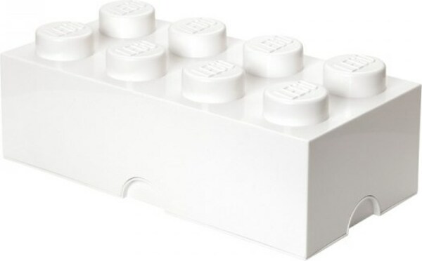 LEGO® úložný box 8 - bílá 250 x 500 x 180 mm