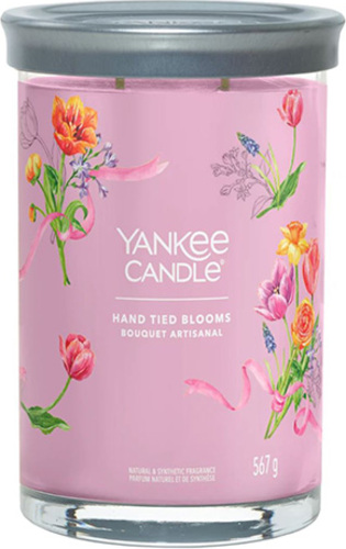 Yankee Candle, Ručně vázané květiny, Svíčka ve skleněném válci 567 g
