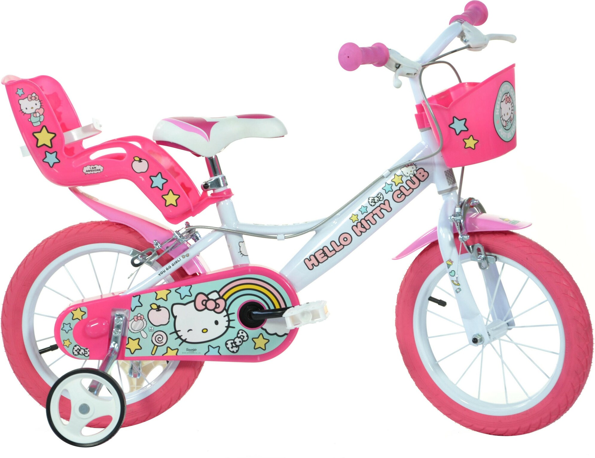 DINO Bikes - Dětské kolo 16" 164RL-HK2 Hello Kitty 2