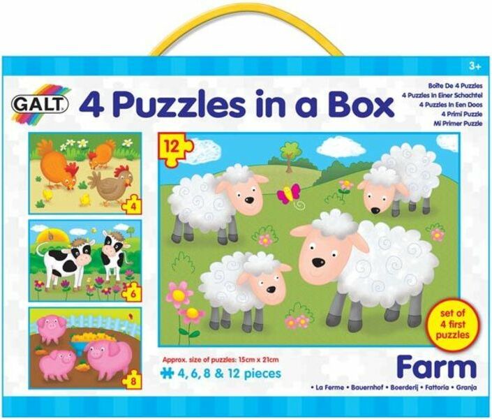 Galt 4 Puzzle v krabici - Farma
