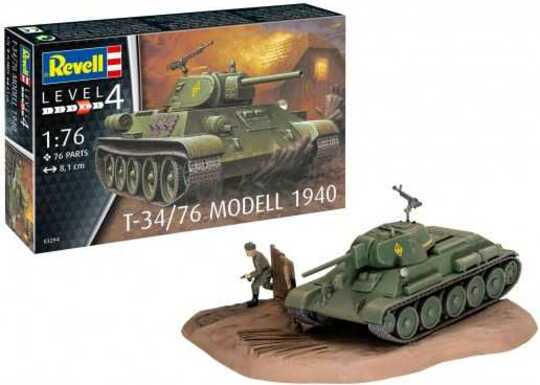 Plastic modelky tank 03294 - T-34/76 Modell 1940 (1:76)