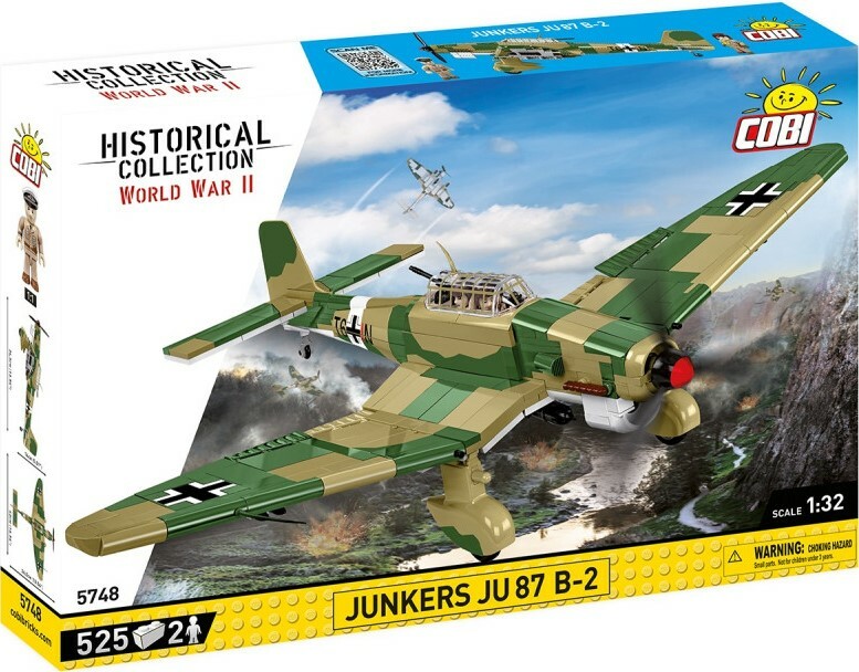 Cobi II WW Junkers Ju-87, 1:32, 521k, 2f
