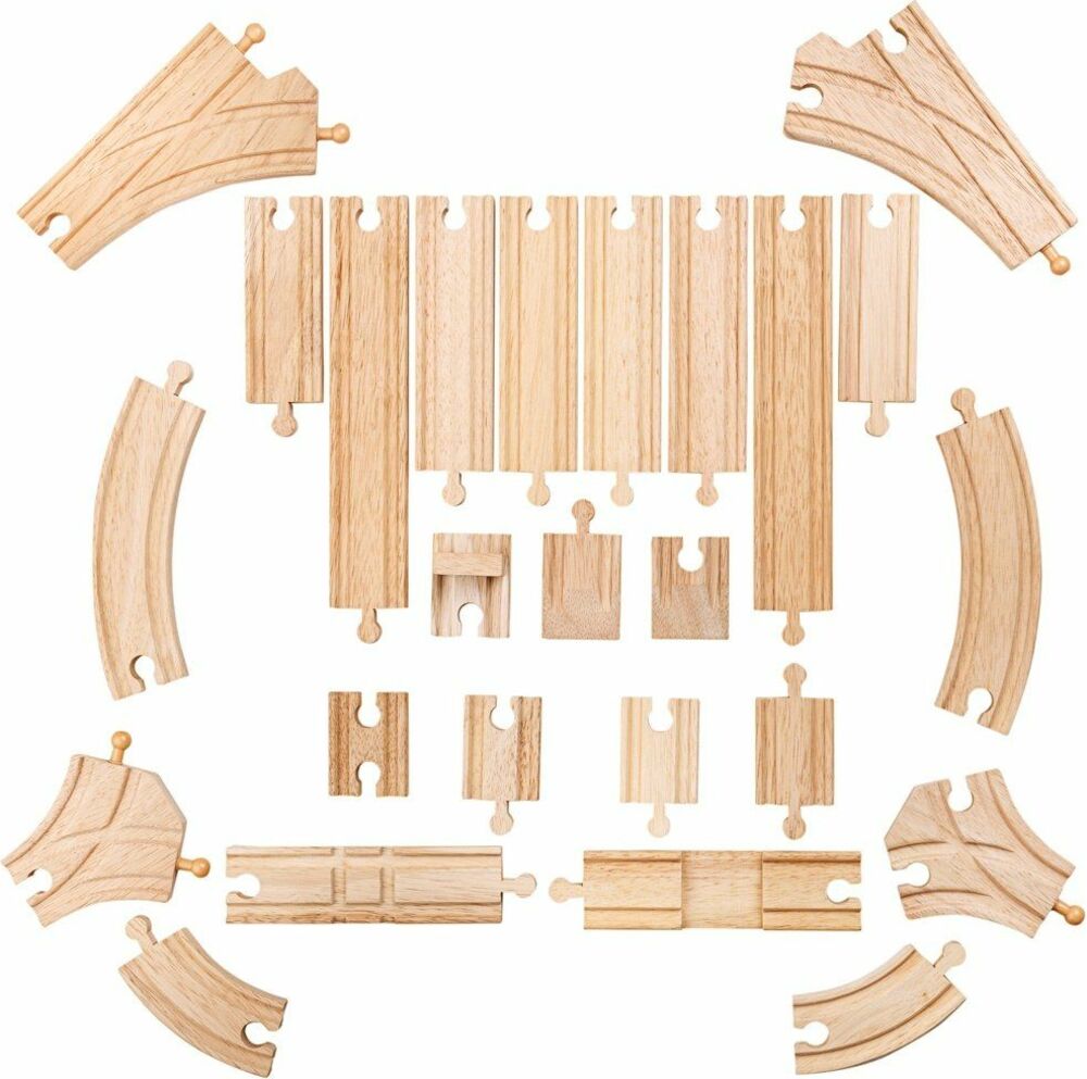Bigjigs Rail Holzschienen-Set mit 25 Teilen