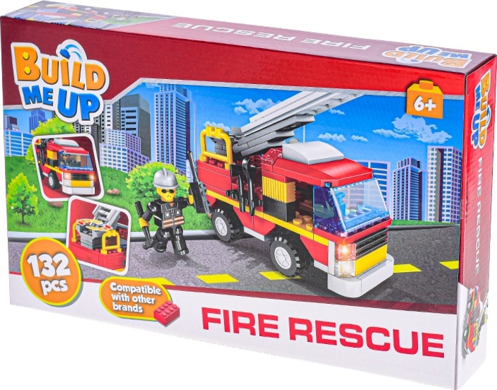 BuildMeUP stavebnice - Fire rescue 132ks