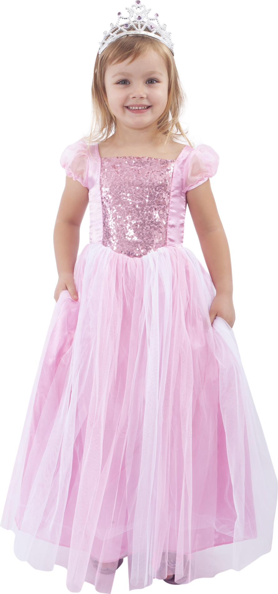 Detský kostým ružová princezná (M)