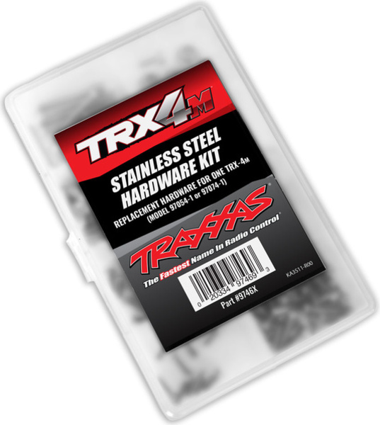 Traxxas spojovací materiál nerez (kompletní sada) (pro TRX-4M)