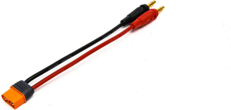 Spektrum nabíjecí kabel IC3 přístroj s banánky 15cm, 13AWG