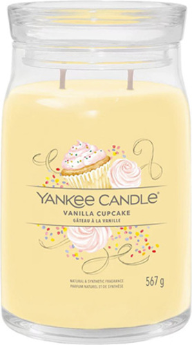 Yankee Candle, Vanilkový košíček, Svíčka ve skleněné dóze 567 g
