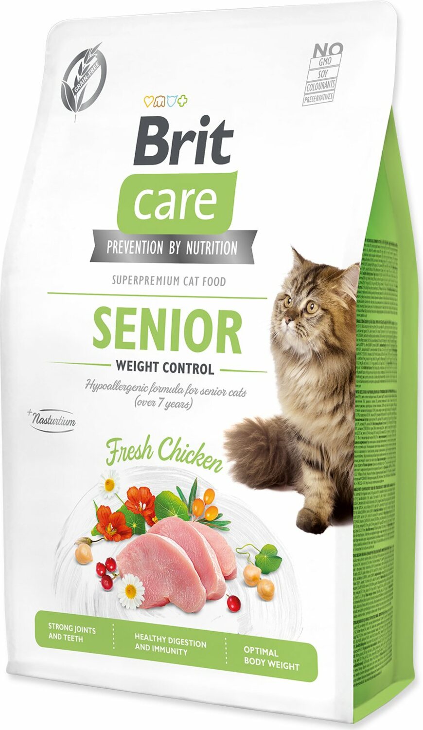 Krmivo Brit Care Cat Grain-Free senior Weight Control 2kg