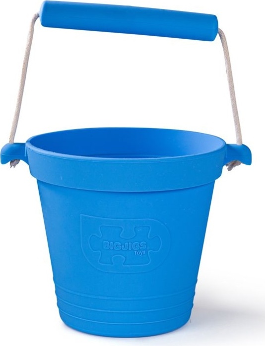 Bigjigs Toys Plážová kbelík modrá