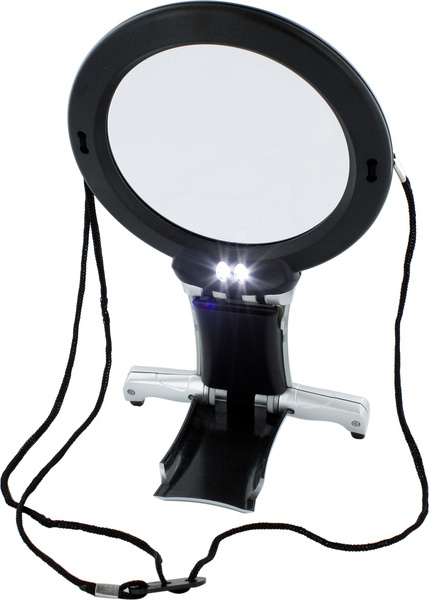 Lightcraft stolní lupa 2x s LED osvětlením