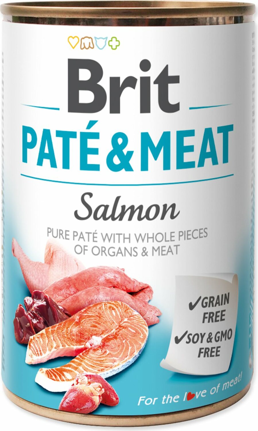 Konzerva Brit Paté & Meat losos 400g