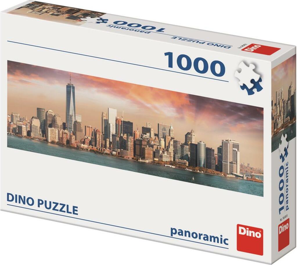 Dino MANHATTAN ZA soumraku 1000 panoramic Puzzle