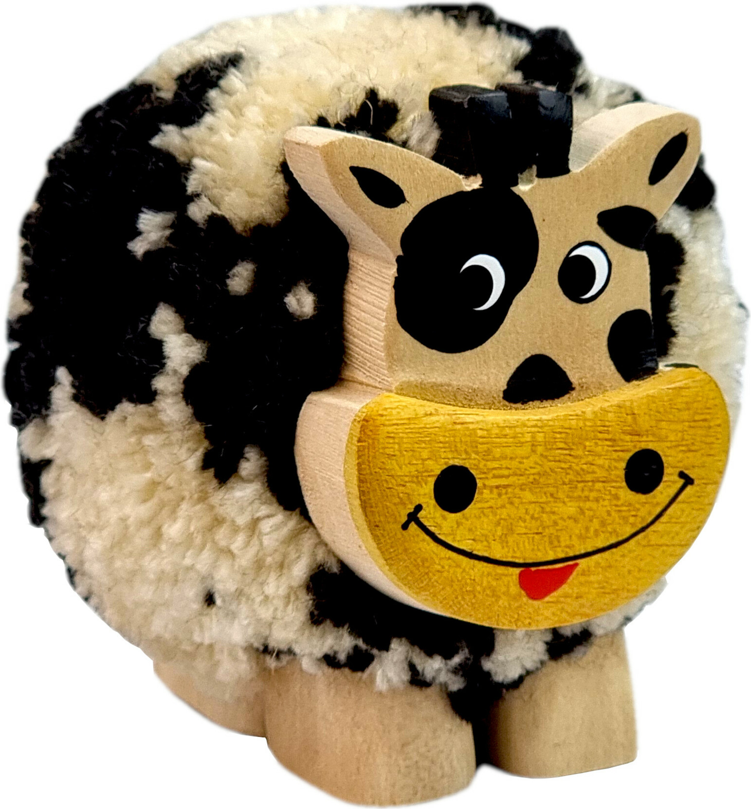 2Kids Toys Dřevěná figurka XL pompon Kráva