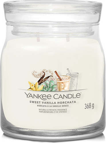 Yankee Candle, Sladký vanilkový nápoj horchata, Sviečka v sklenenej dóze 368 g