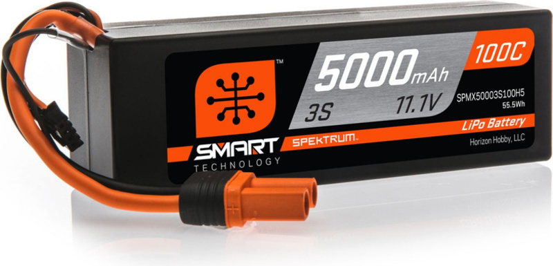 Spektrum Smart LiPo 11.1V 5000mAh 100C HC IC5
