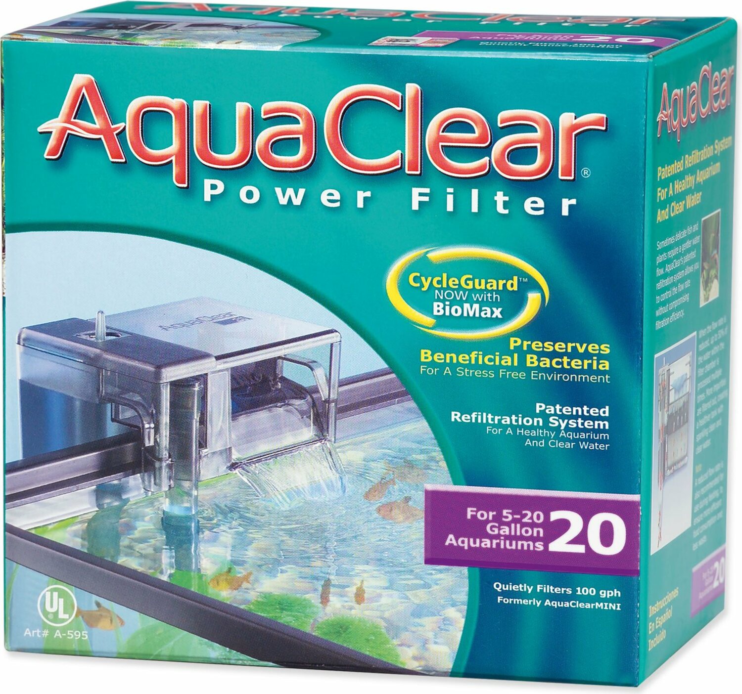 Filtr Aqua Clear 20 vnější, 378l/h