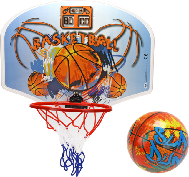 Basketbalový koš 41x31cm s míčem