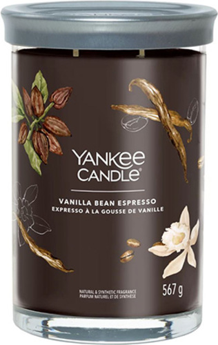 Yankee Candle Espresso s vanilkovým luskem Svíčka ve skleněné dóze 567 g