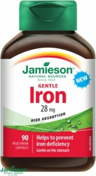 Jamieson Gentle Iron bisglycinát komplex 90 kapslí