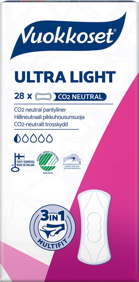 VUOKKOSET Slipové vložky Ultra Light (28 ks)