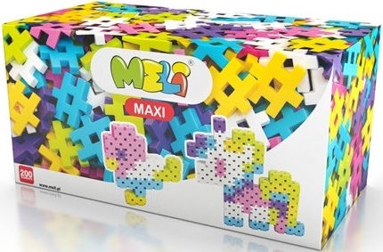 MELI/BELTI MELI Maxi Pink 200 plastová stavebnice