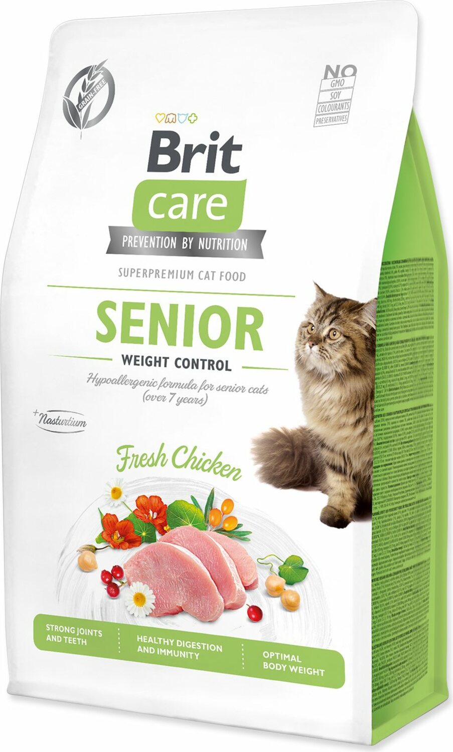 Krmivo Brit Care Cat Grain-Free senior Weight Control 0,4kg