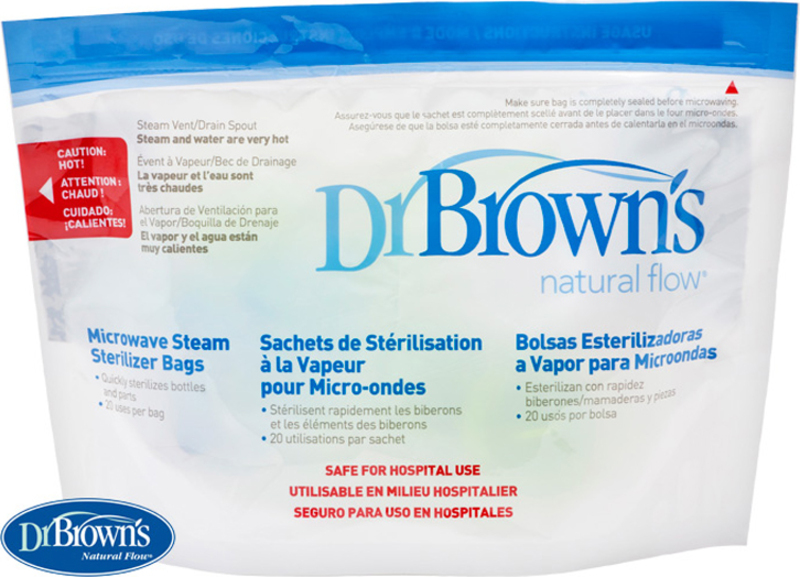 DR.BROWN'S Sáčky na sterilizaci v mikrovlnné troubě 5ks