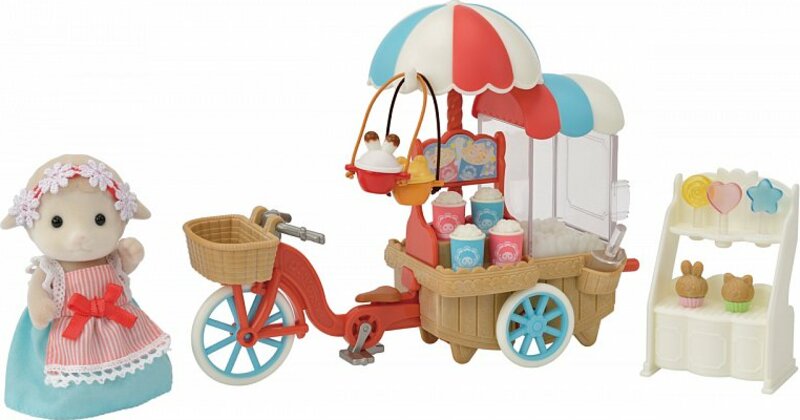 Sylvanian family Popcorn pojízdná prodejna s ovečkou