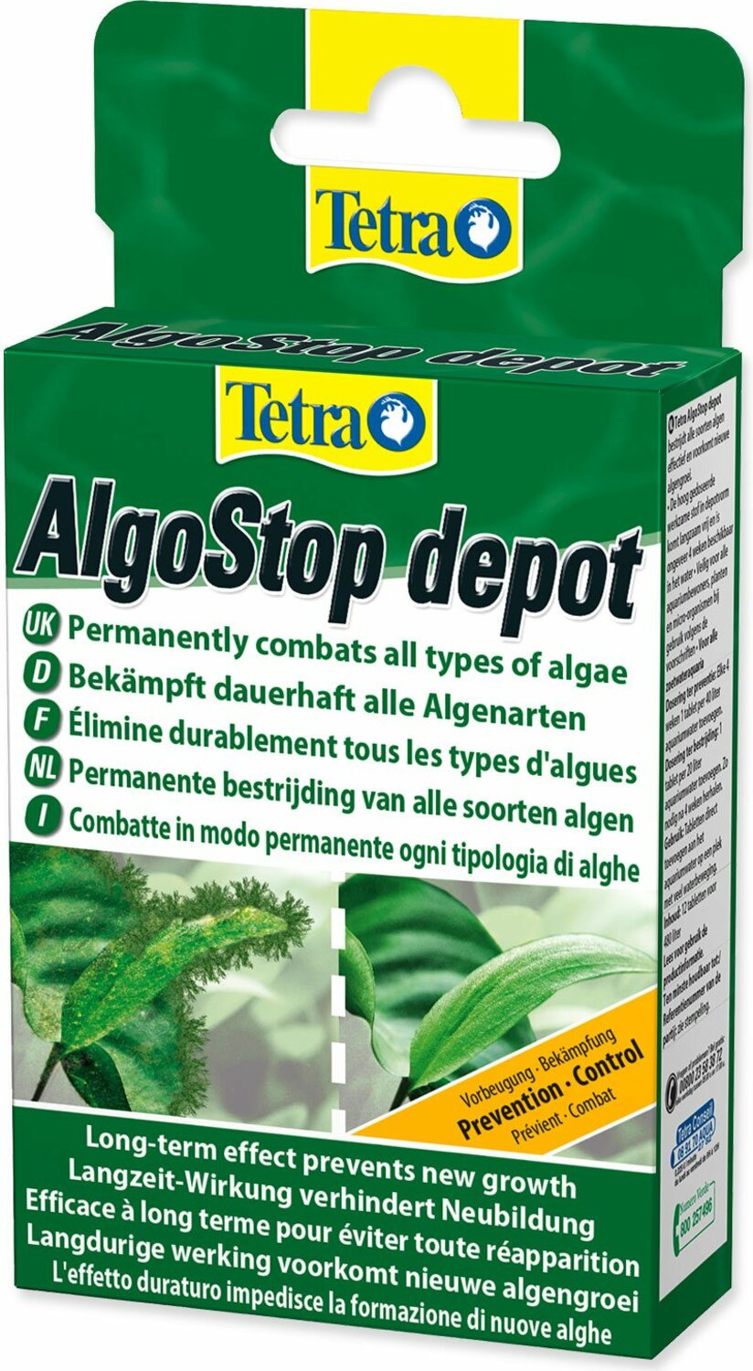 Přípravek Tetra Algo Stop Depot 12 tbl.