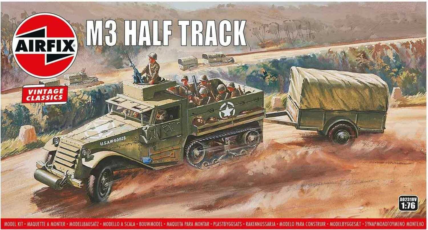 Classic Kit VINTAGE military A02318V - M3 Half Track & 1 Ton Trailer (1:76)