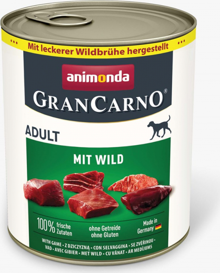 Konzerva Animonda Gran Carno Adult se zvěřinou 400g