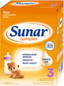 SUNAR Complex 3 batolecí mléko (600 g)