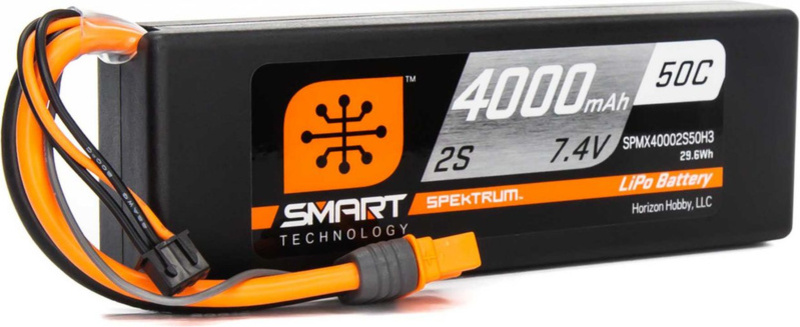 Spektrum Smart LiPo 7.2V 4000mAh 30C IC3
