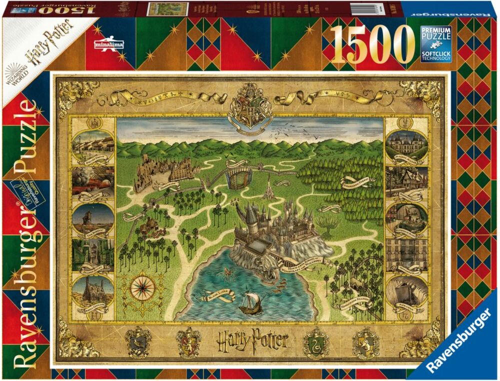 Ravensburger Harry Potter: Mapa Bradavic 1500 dílků