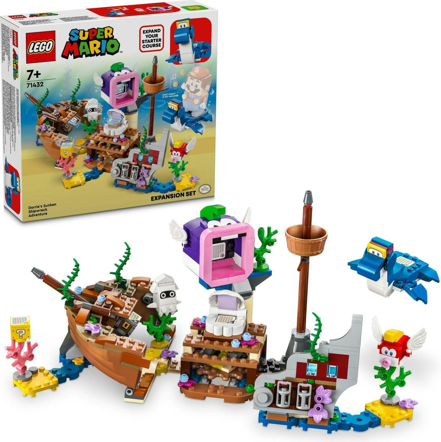 LEGO® Super Mario™ 71432 Dorrie a dobrodružství ve vraku lodi – rozšiřující set